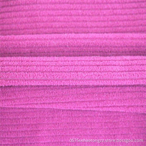 Polyester Stripes Plain Dyed Knitted Polar Fleece Fabric